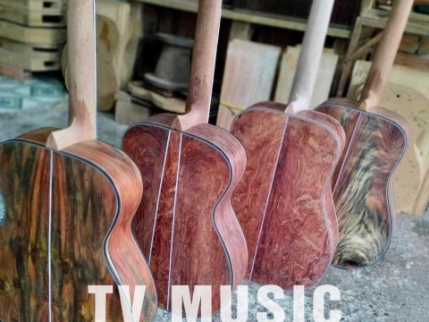 Công Đoạn Sản Xuất Guitar Custom Việt Nam