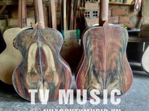 Công Đoạn Sản Xuất Guitar Custom Việt Nam
