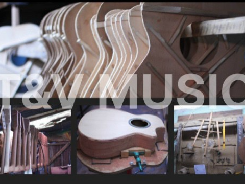 Công Đoạn Sản Xuất Guitar Custom Việt Nam