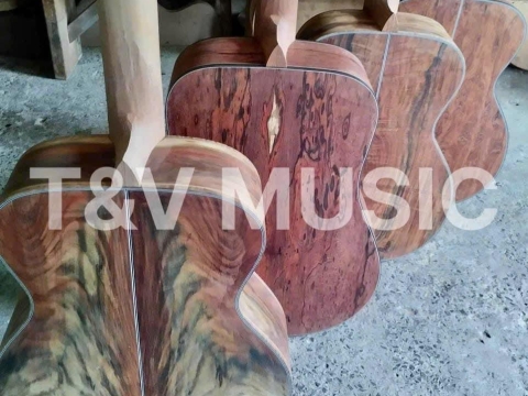 Công Đoạn Sản Xuất Guitar Custom Việt Nam