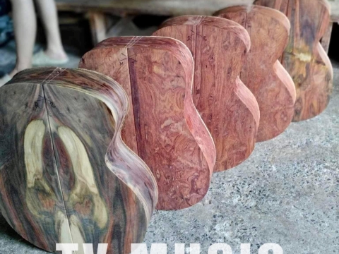 Công Đoạn Sản Xuất Guitar Custom Việt Nam