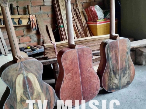 Công Đoạn Sản Xuất Guitar Custom Việt Nam
