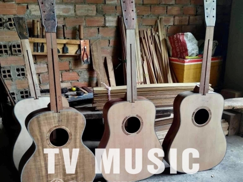 Công Đoạn Sản Xuất Guitar Custom Việt Nam